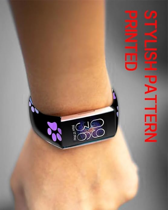 Sport Bands Compatible with Charge 6 /Charge 5 for Women Men,Soft Waterproof Replacement Straps