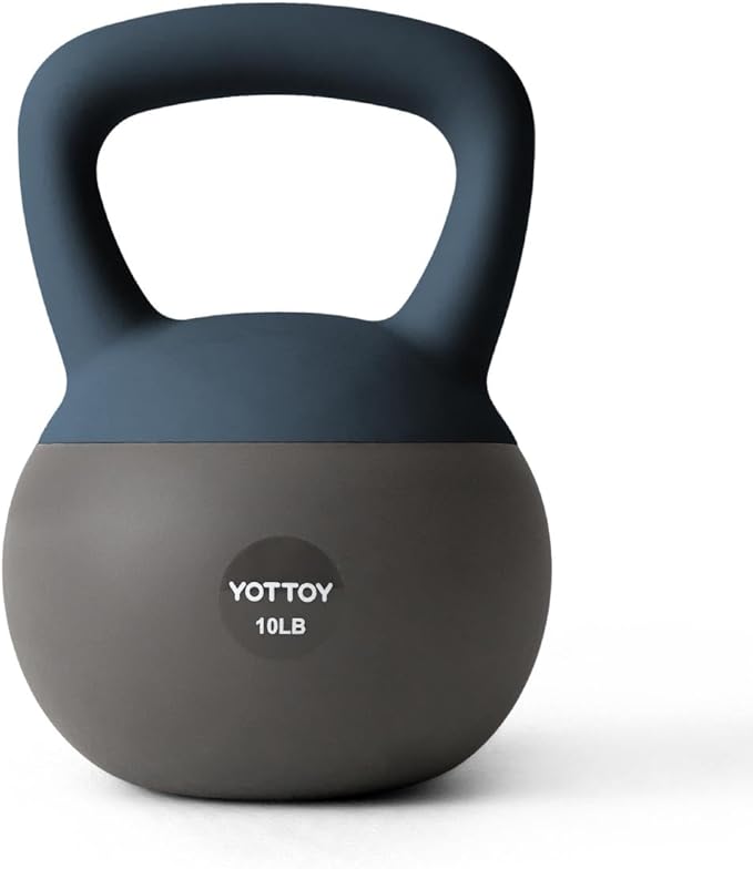 YOTTOY Soft Kettlebell, Set for Strength Training Kettlebells & Home Workouts, Soft-Sided Cushioned