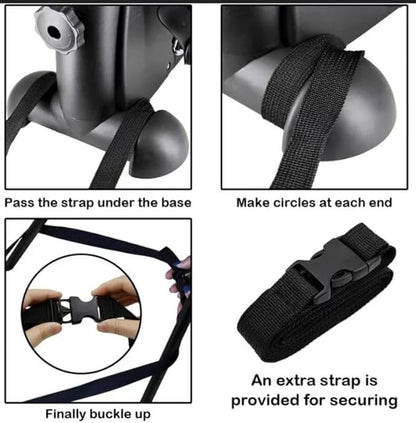 Mini Exercise Bike, himaly Under Desk Bike Pedal Exerciser Portable Foot Cycle Arm & Leg Peddler