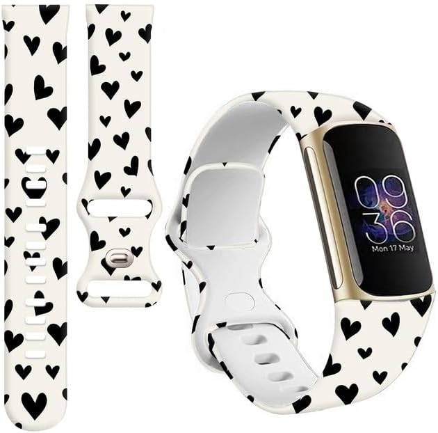 Sport Bands Compatible with Charge 6 /Charge 5 for Women Men,Soft Waterproof Replacement Straps