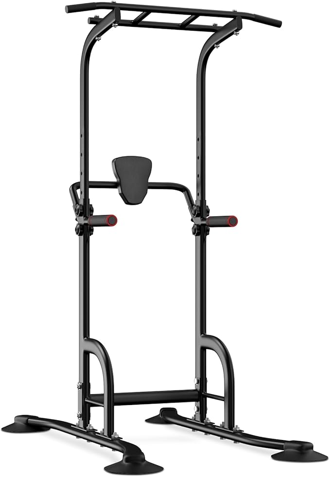 BangTong&Li Power Tower, Pull Up Bar Dip Station/Stand for Home Gym Strength Training Workout