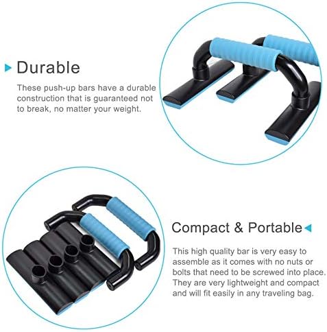 Push Up Bars Strength Training - Push Up Board with Counter Push-up Bracket Board with Non-Slip