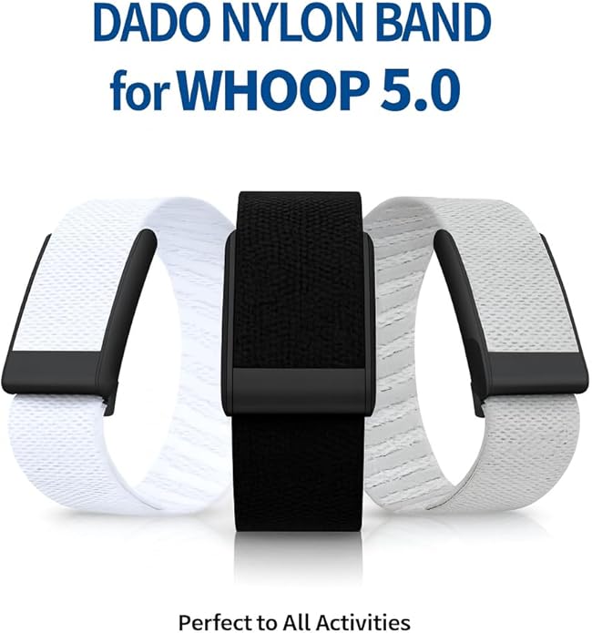 Nylon Soft Band Compatible with WHOOP 5.0, One, Peak, and Life | Adjustable, Durable & Secure Fit
