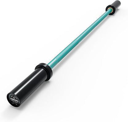 LIONSCOOL Premium 4ft/4.9ft/6ft Barbell for Strength Training and Olympic Weightlifting, 2 Inch Bar