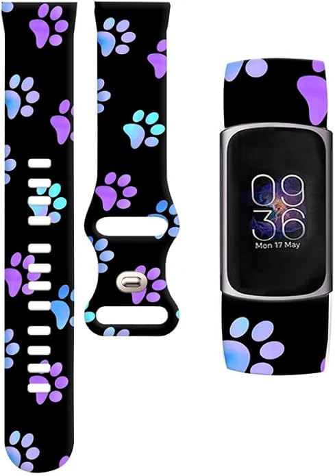 Sport Bands Compatible with Charge 6 /Charge 5 for Women Men,Soft Waterproof Replacement Straps