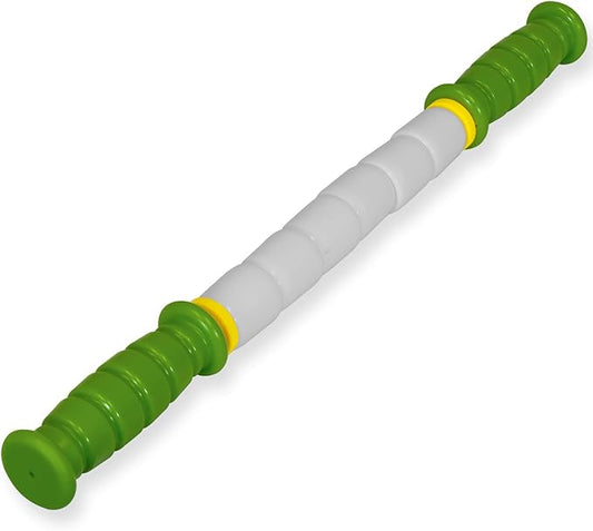 Massage Stick 14" Flexible Handheld Spindle Massage Roller - Full Body Muscle Recovery & Myofascial