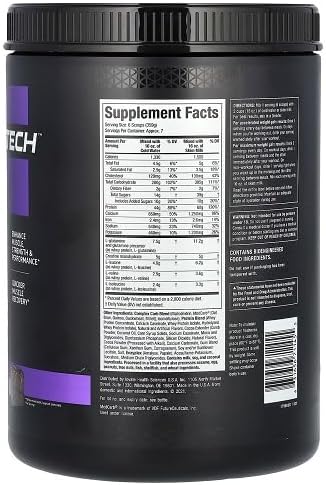 MuscleTech High Protein Mass Gainer for Men & Women - Protein Powder Shakes for Weight Gain, Muscle