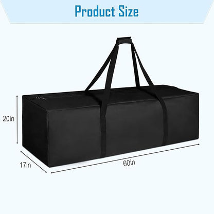 Sports Duffle Bag 60IN Extra Large Travel Duffel Luggage Bag with Upgrade 2-way Lockable Zippers