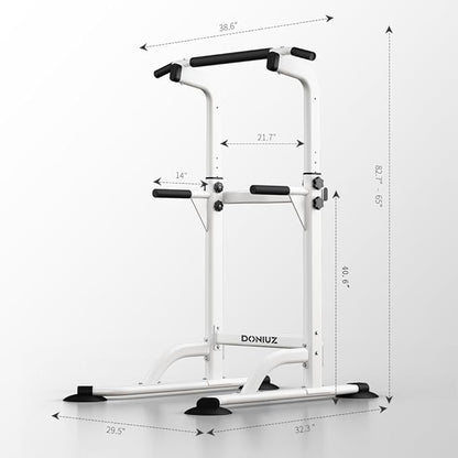 Power Tower Pull Up Bar and Dip Station, Multi-Function Home Gym, Strength Training Fitness