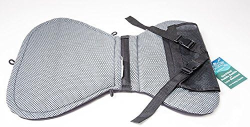 Low Back Cushioned Seat Pad, Gel Seat Pad for Kayaks, Portable Seat Cushion for Outdoor Watersports