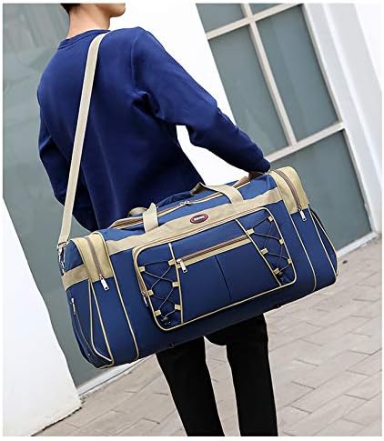 Travel Duffle Bags for Men 26" Weekender Over Night Carry On Bag Lightweight Extra Large Oxford