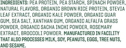 Vega Protein and Greens Protein Powder, Vanilla - 20g Plant Based Protein Plus Veggies, Vegan, Non
