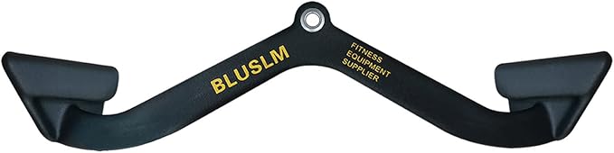 LAT Pull Down Bar for Cable Machine, LAT Pulldown Attachments T Bar V Bar Cable Attachment, Back