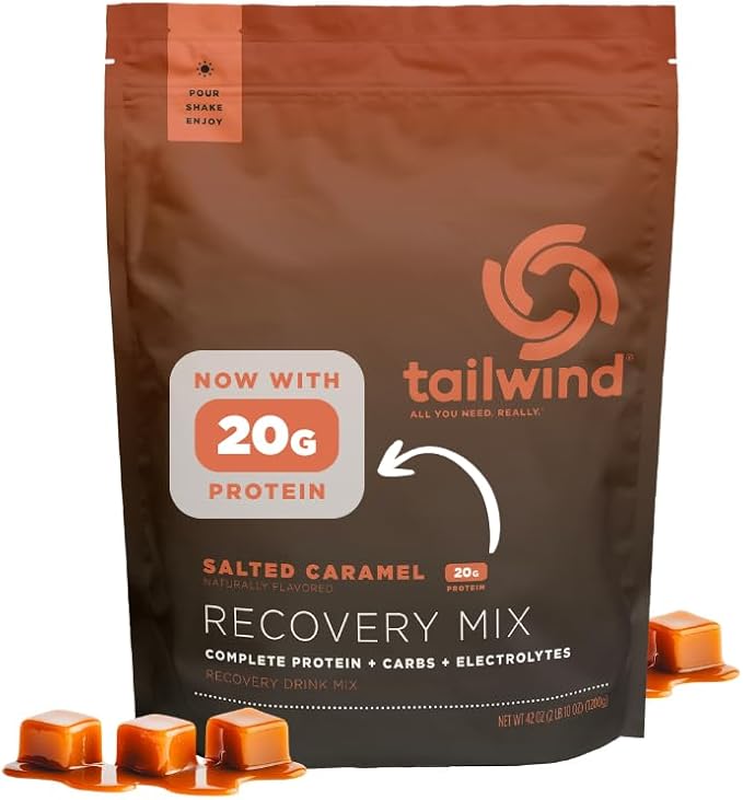 Tailwind Nutrition Recovery Mix, 20 Grams Complete Protein, Carbohydrates, and Electrolytes Powder