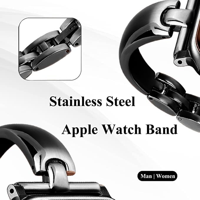 Silm Metal Band Compatible with Fitbit Versa 4/Fitbit Sense 2 Band Cute Women, Bling Jewelry Strap