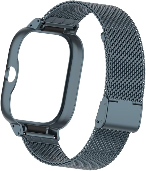 HOPMC Adjustable and Comfortable With Redmi Watch 4 Strap Metal Case 22mm Stainless Steel Mesh