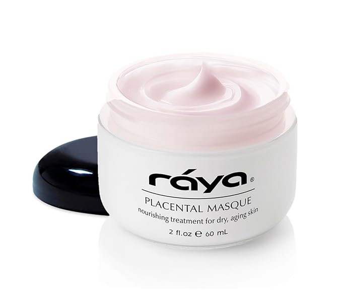 Raya Placental Masque (606) | Nourishing Facial Treatment Mask for Dry or Aging Skin | Revitalizes