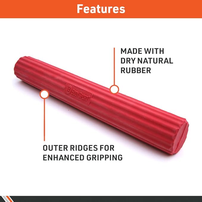 Body Sport Twist & Flex Bar ??Flexible Rehab Equipment for Tennis Elbow, Golfer?™s Elbow, Arm
