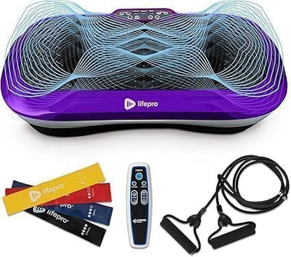 Lifepro Waver Vibration Plate Exercise Machine for Lymphatic Drainage, Muscle Activation, Full-Body