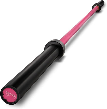 PROOFGOLD 6.6ft/7ft Olympic Barbell Bar 35Lb(15kg)/45LB(20kg) Barbell,Bench Press Bar for Squats
