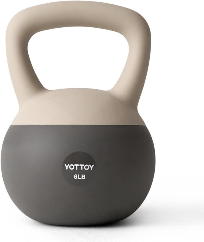 YOTTOY Soft Kettlebell, Set for Strength Training Kettlebells & Home Workouts, Soft-Sided Cushioned