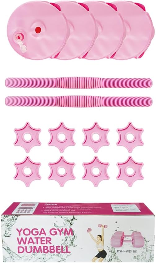 Water Filled Dumbbells Set - Water Filled Weights - Portable Travel Weights - Weights Adjustable