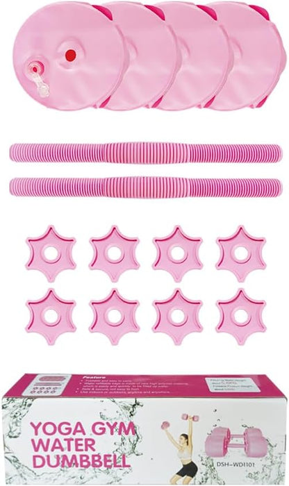 Water Filled Dumbbells Set - Water Filled Weights - Portable Travel Weights - Weights Adjustable