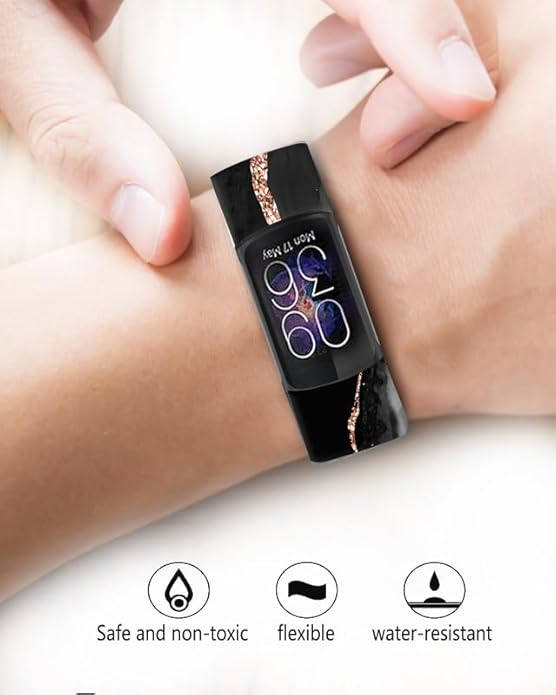Sport Bands Compatible with Charge 6 /Charge 5 for Women Men,Soft Waterproof Replacement Straps
