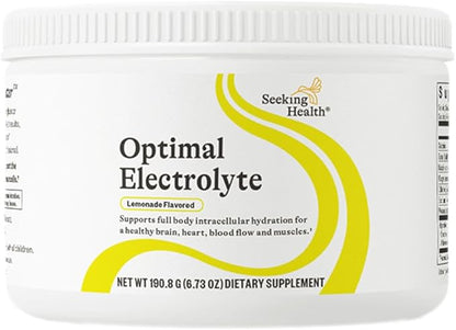 Seeking Health Optimal Electrolyte Powder, Lemonade Flavor, Healthy Energy and Endurance Support