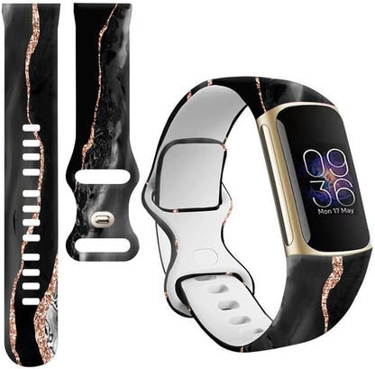 Sport Bands Compatible with Charge 6 /Charge 5 for Women Men,Soft Waterproof Replacement Straps