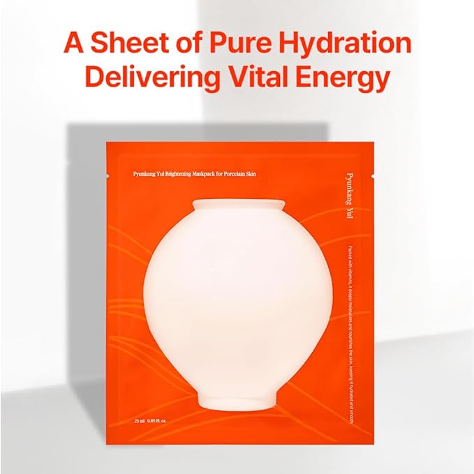 Pyunkang Yul PKY Radiance Vita Facial Mask Pack, Blemish Care with Pure Vitamin C, Improves Skin