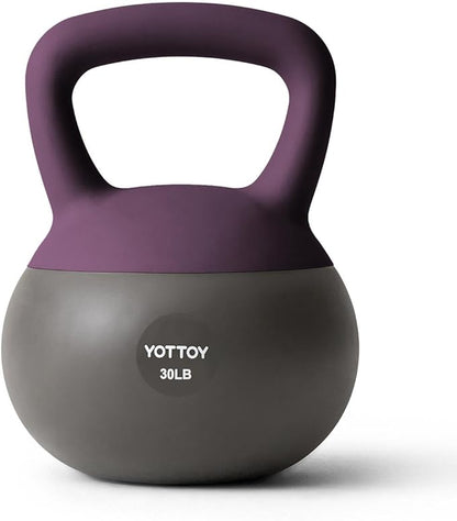 YOTTOY Soft Kettlebell, Set for Strength Training Kettlebells & Home Workouts, Soft-Sided Cushioned