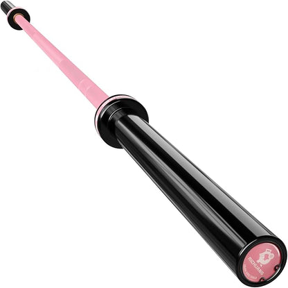 7ft Olympic Barbell, Weightlifting Barbell 28mm 45lb - 500/700/1000lbs Capacity with Smooth