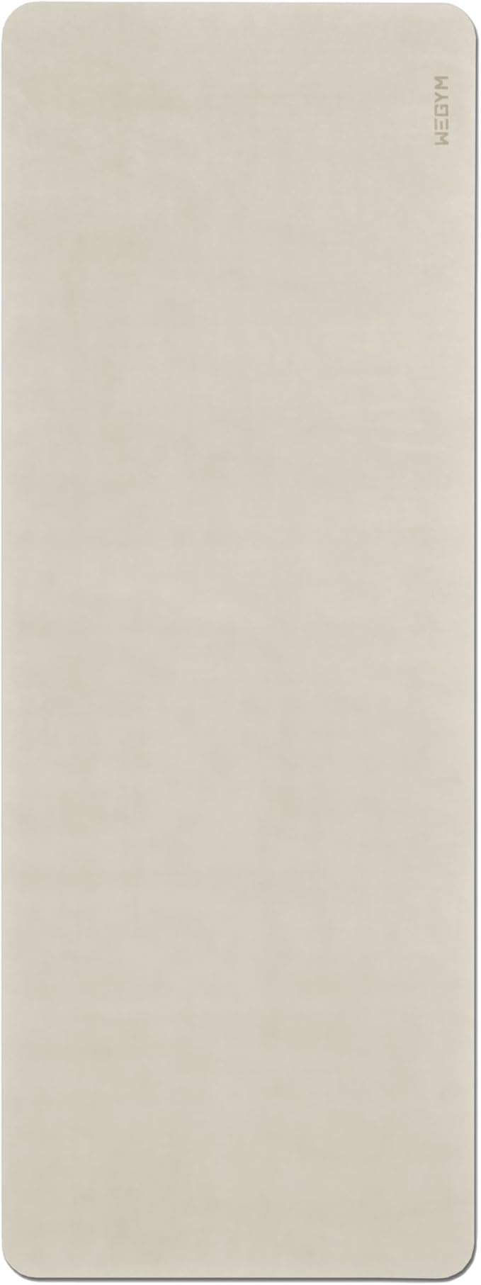 4mm Cushioned Exercise Mat for Yoga & Pilates - Anti Slip, Polyurethane with Suede Top & Carrying