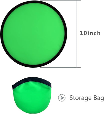 Mototo 30 Pieces Foldable Flying Disc Fans with Bag Folding Pocket Toy Set for Kids Fun Birthday