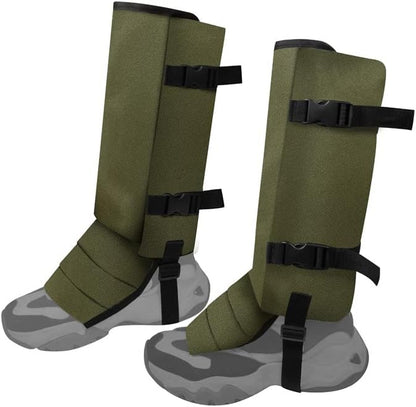 Snake Gaiters Leg Guards, Waterproof Snake Guards, Adjustable Snake Bite Protection for Lower Legs