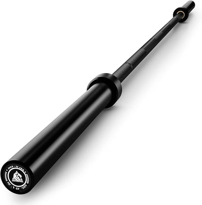 LIONSCOOL 7FT Olympic Barbell for Weightlifting, Power Lifting, 2 Inch Strength Training Bar for