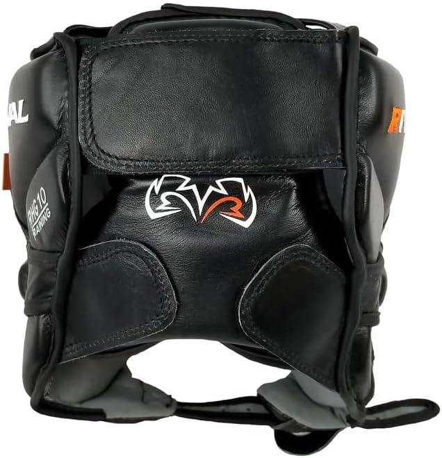 RIVAL Boxing RHG10 Intelli-Shock Headgear, D3O Front and Side Padding, Hook and Loop Back
