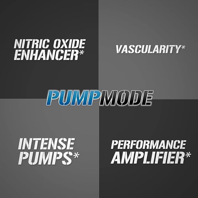 EVL PumpMode Nitric Oxide Supplement - Nitric Oxide Booster Pump Pre Workout Powder with Glycerol