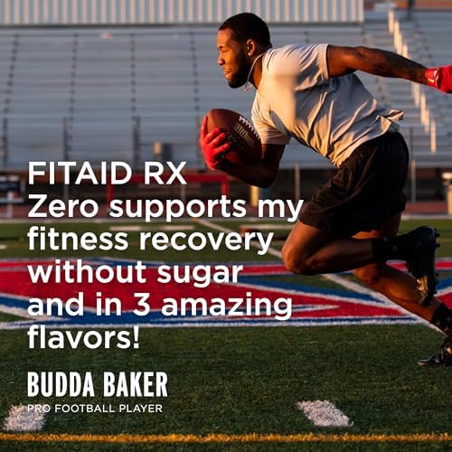 FITAID RX Zero Sugar, Encapsulated Creatine, Post-Workout Recovery Zero Sugar Drink, All-In-One