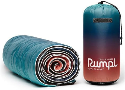 Rumpl Original Puffy Blanket - Warm, Water-Resistant Camping Blanket with 100% Recycled Synthetic