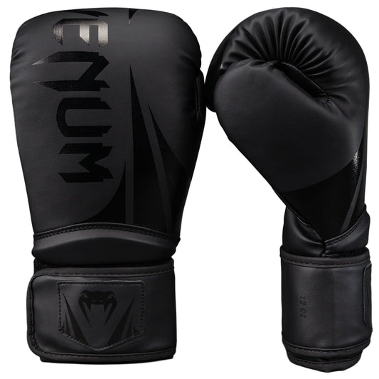 Challenger 2.5 Boxing Gloves - Black/Black - 16-Ounce