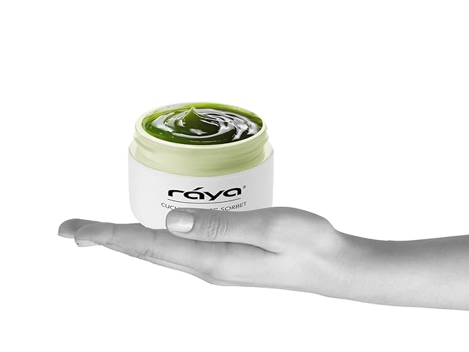 Raya Cucumber Ice Sorbet Masque (608) | Cooling Facial Gel Mask & Soothing Cucumber Extract, for