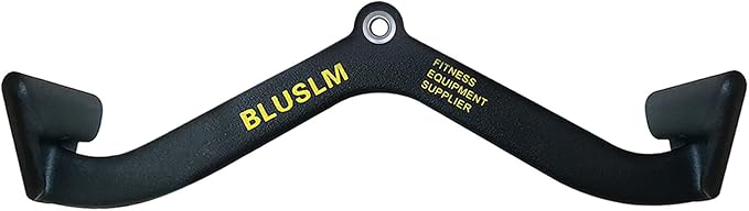 LAT Pull Down Bar for Cable Machine, LAT Pulldown Attachments T Bar V Bar Cable Attachment, Back