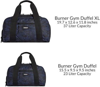 Vooray Burner Gym Duffel Bag, Gym Bag for Women and Men with Shoe Compartment, Weekender, Overnight
