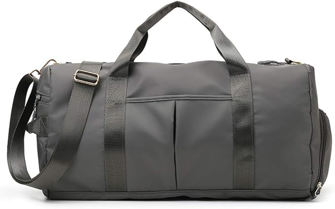 KARRESLY Sports Gym Bag for Women or Men Travel Duffel Bag with Wet Pocket and Shoes Compartment