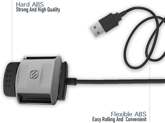Scosche Rhythm+ Replacement Charger Dock, KELIFANG Replacement USB Charging Cradle Cable 1M