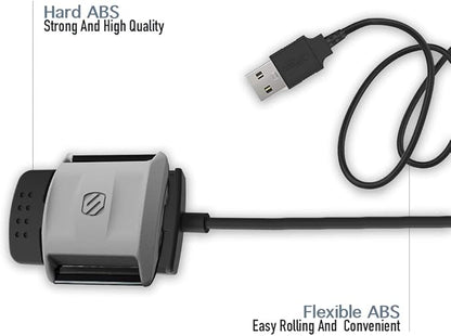 Scosche Rhythm+ Replacement Charger Dock, KELIFANG Replacement USB Charging Cradle Cable 1M