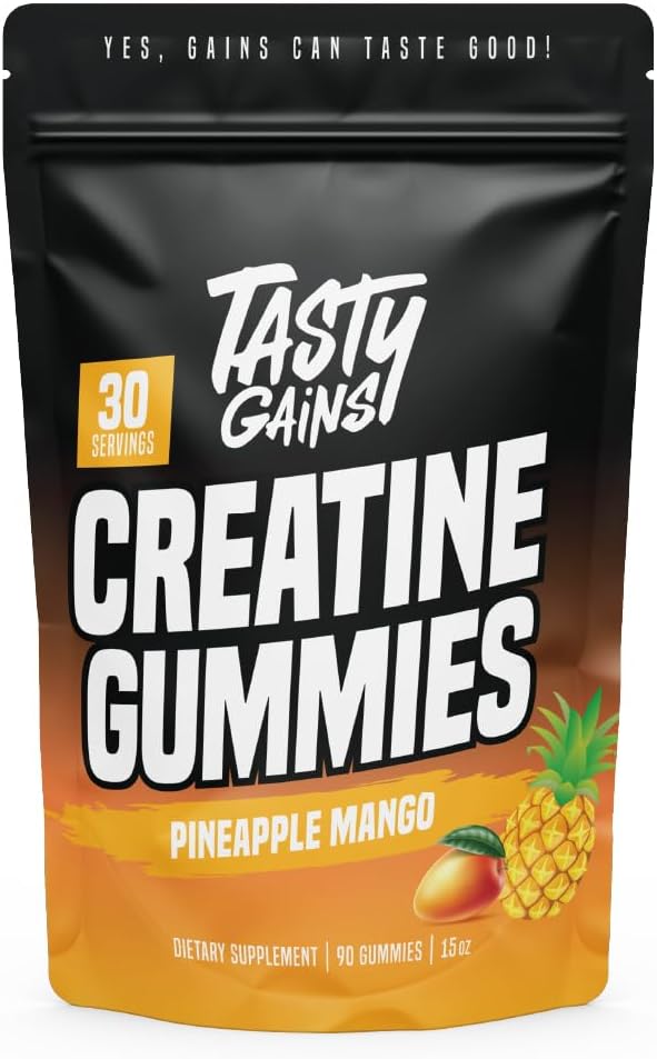 Creatine Gummies - 90g of Creatine Monohydrate - Workout Supplements - Build Muscle & Boost