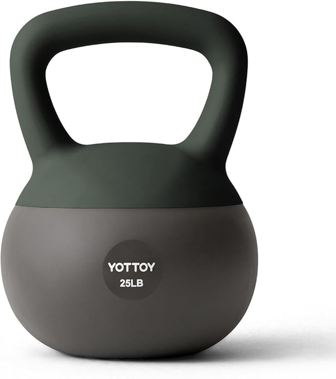 YOTTOY Soft Kettlebell, Set for Strength Training Kettlebells & Home Workouts, Soft-Sided Cushioned